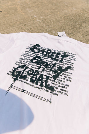 Global Spray Paint tees