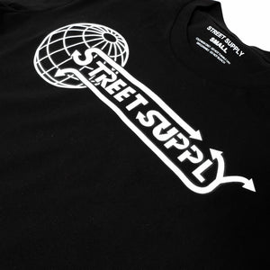 Short Sleeve Global Black T-Shirt