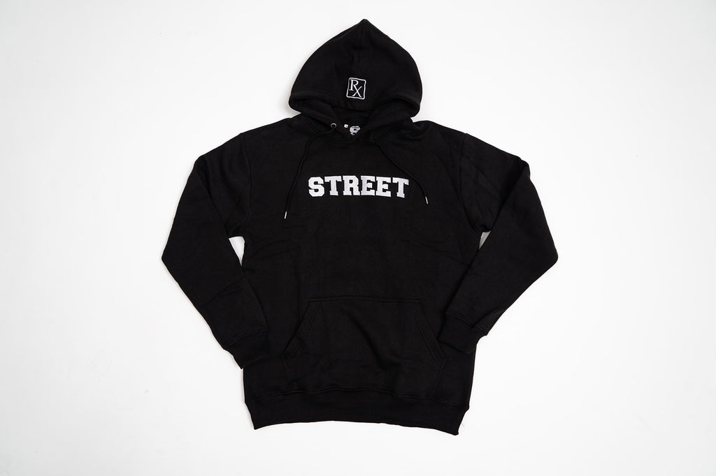 Black "STREET" Hoodie