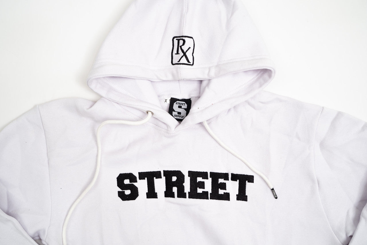 White "STREET" Hoodie