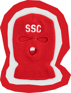 Red Ski Mask