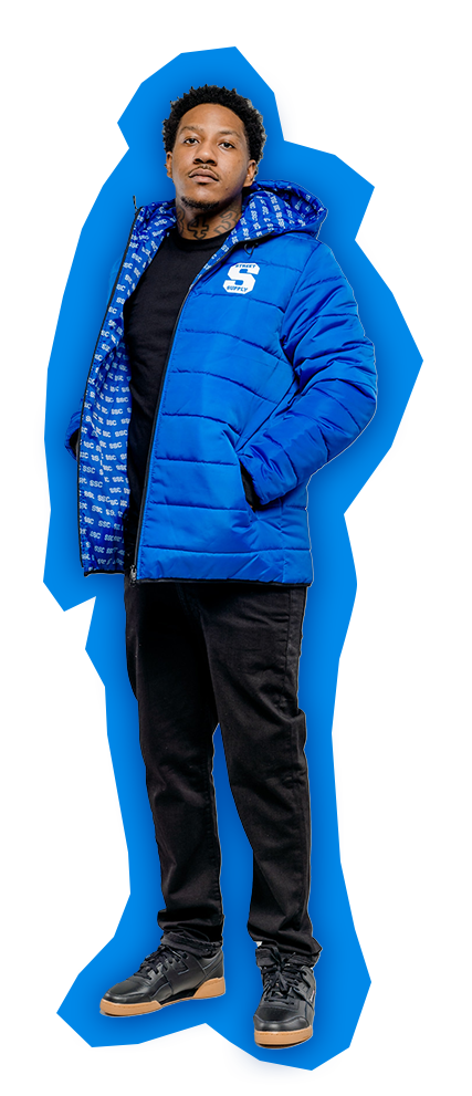 Blue SSC Puffer jacket