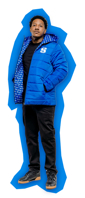 Blue SSC Puffer jacket