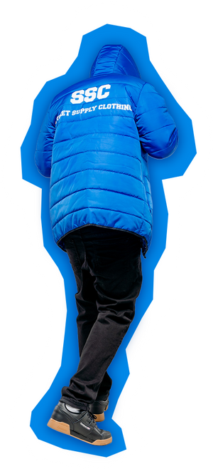 Blue SSC Puffer jacket