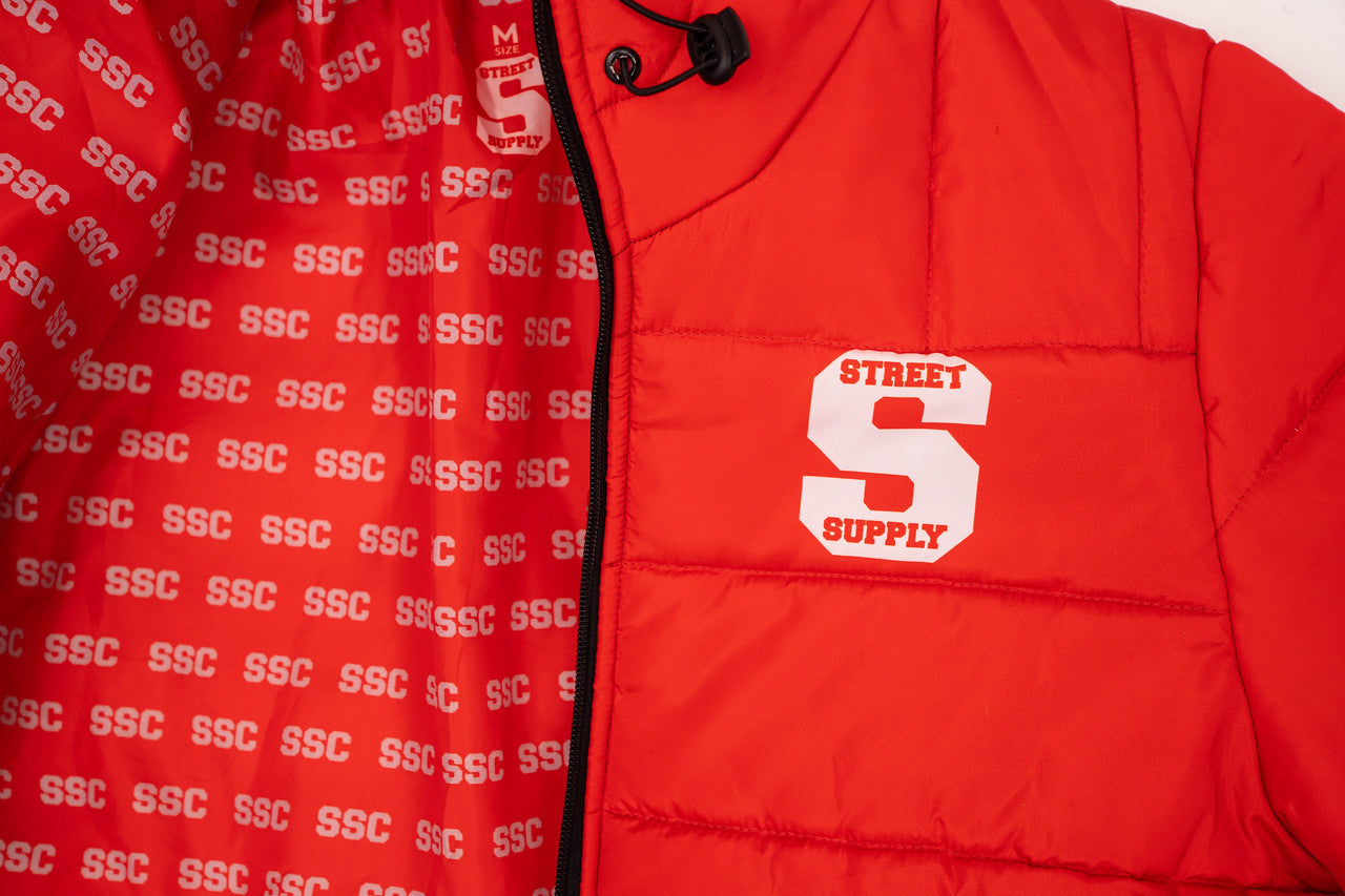 Red SSC Puffer jacket