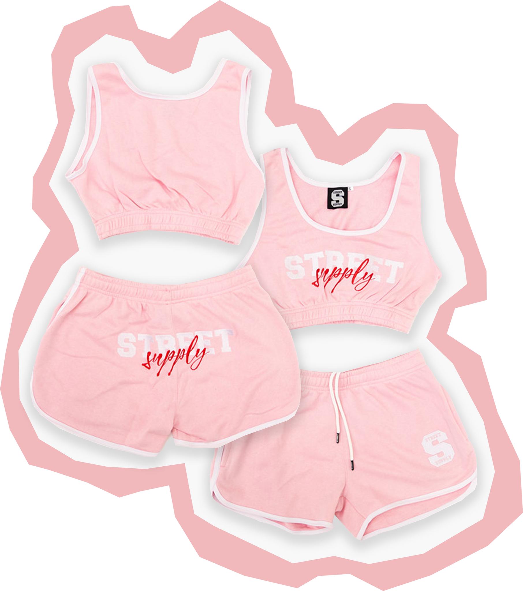 Women's Biker Shorts Set