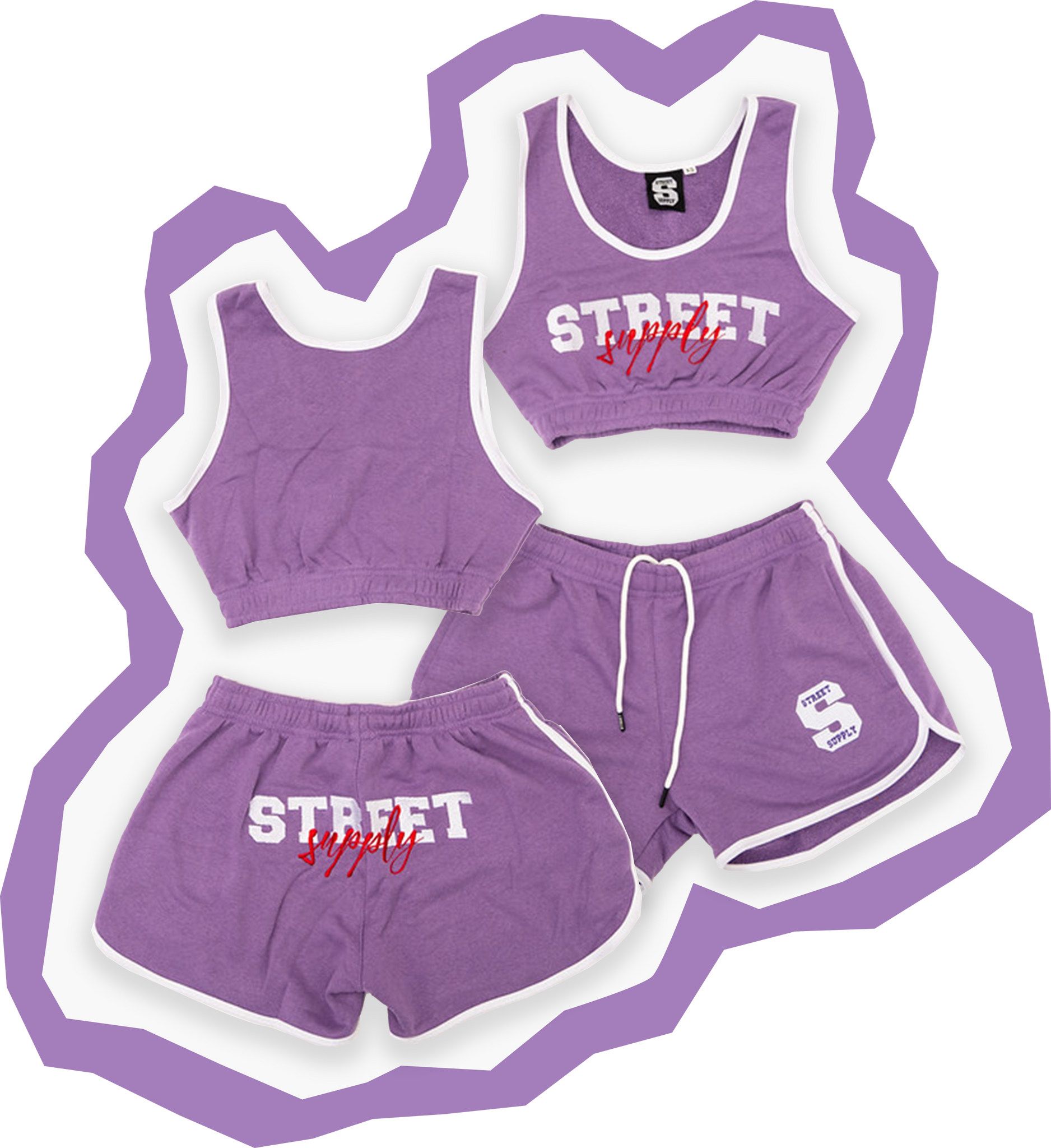 Women's Biker Shorts Set