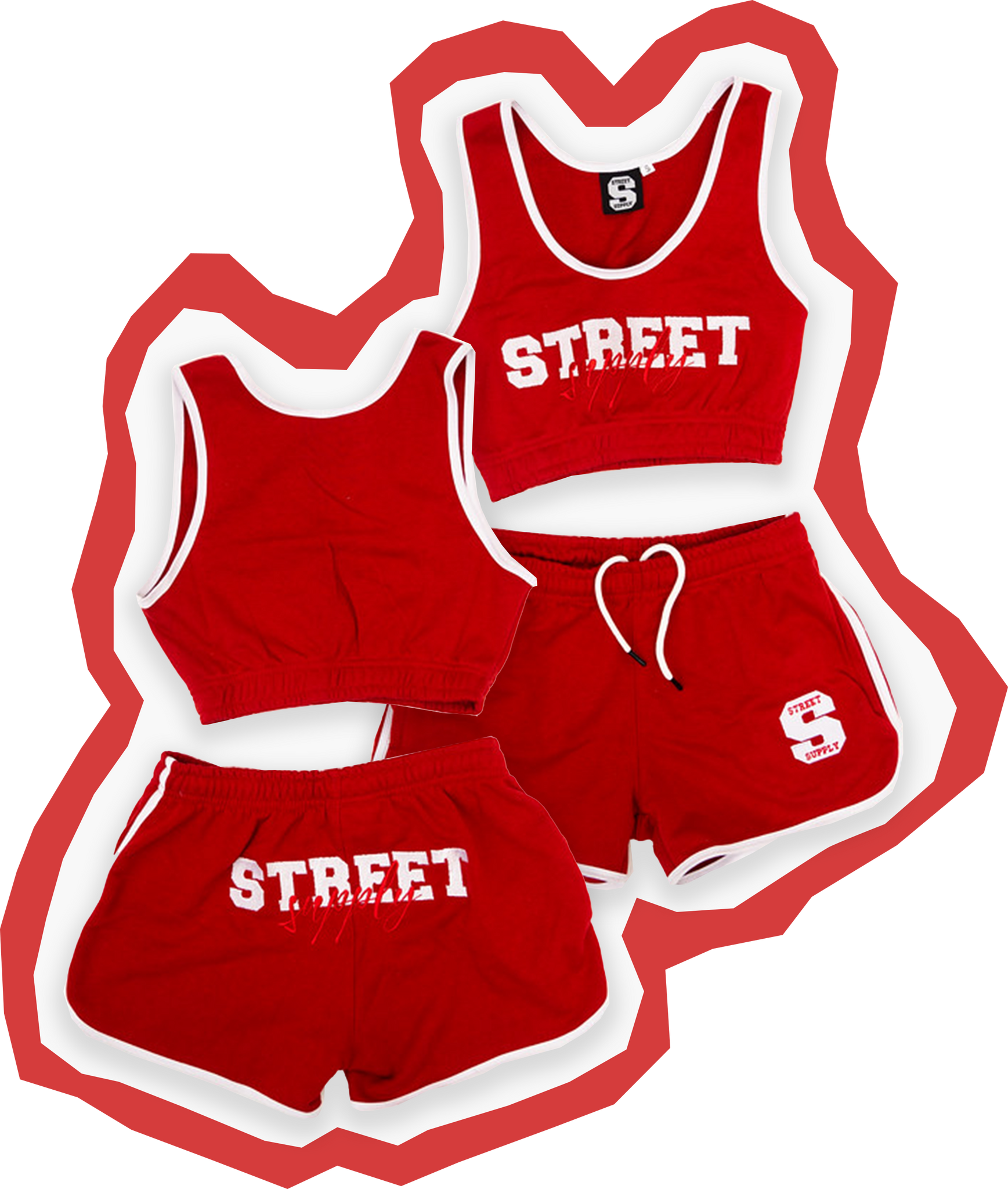 Women's Biker Shorts Set