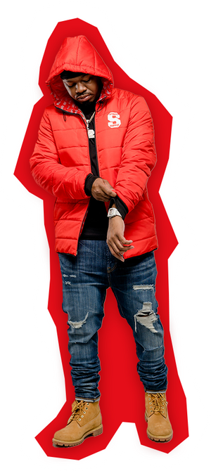 Red SSC Puffer jacket